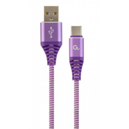 Дата кабелю USB 2.0 AM to Type-C 1.0m Cablexpert (CC-USB2B-AMCM-1M-PW) фото 1