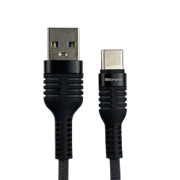 Дата кабель USB 2.0 AM to Type-C 1.0m MI-13 2A Black-Gray Mibrand (MIDC/13TBG) фото 1