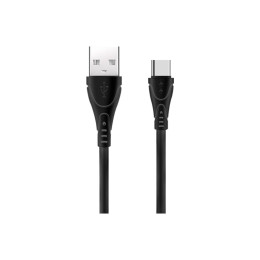 Дата кабель USB 2.0 AM to Type-C 1.0m SC-112a Black XoKo (XK-SC-112a-BK) фото 1