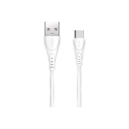 Дата кабель USB 2.0 AM to Type-C 1.0m SC-112a White XoKo (XK-SC-112a-WH) фото 1