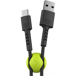 Дата кабель USB 2.0 AM to Type-C 1.0m Soft black Pixus (4897058530919) фото 1
