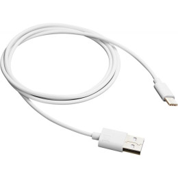 Дата кабель USB 2.0 AM to Type-C 1.0m white Canyon (CNE-USBC1W) фото 1
