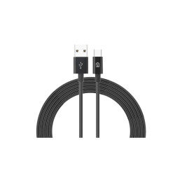 Дата кабель USB 2.0 AM to Type-C 1.2m AMD718BL black Armorstandart (ARM64372) фото 1