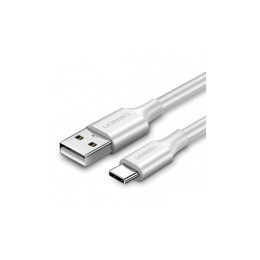 Дата кабель USB 2.0 AM to Type-C 1.5m US300 5A White Ugreen (US300/80370) фото 1