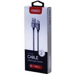 Дата кабель USB 2.0 AM to Type-C 2.0m CBGNYT2 grey Intaleo (1283126489143) фото 2