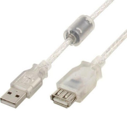 Дата кабель USB 2.0 AM/AF 2.0m Cablexpert (CCF-USB2-AMAF-TR-2M) фото 1