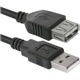 Дата кабель USB 2.0 AM/AF 5m USB02-17 Defender (87454) фото 2