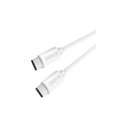 Дата кабель USB 2.0 Type-C to Type-C 1.0m Choetech (CC0002-WH) фото 1
