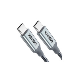 Дата кабель USB 2.0 Type-C to Type-C 1.8m 100W Choetech (XCC-1002-GY) фото 1