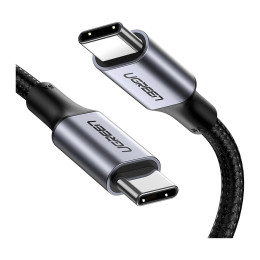 Дата кабель USB 2.0Type-C to Type-C 1.5m 100W US316 Space Gray Ugreen (70428) фото 1