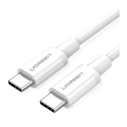 Дата кабель USB 2.0Type-C to Type-C 2.0m 18W US264 White Ugreen (60520) фото 1