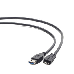 Дата кабелю USB 3.0 AM to Micro 5P 0.5m Cablexpert (CCP-mUSB3-AMBM-0.5M) фото 1