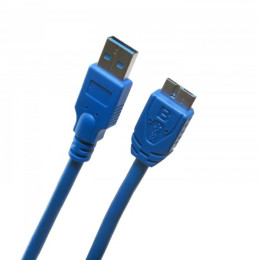 Дата кабель USB 3.0 AM to Micro B 1.5m Extradigital (KBU1626) фото 1