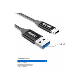 Дата кабель USB 3.0 AM to Type-C 1.0m 2.4A Choetech (AC0007) фото 2