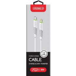 Дата кабель USB Type-C to Lightning 18W 1,2m CBFLEXTL1 white Intaleo (1283126504099) фото 2