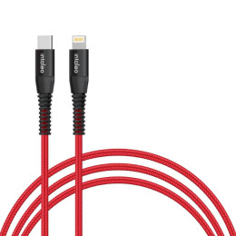 Дата кабель USB Type-C to Lightning 18W 1,2m CBRNYTL1 red Intaleo (1283126504129) фото 1