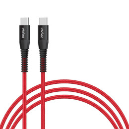 Дата кабель USB Type-C to Type-C 18W 1,2m CBRNYTT1 red Intaleo (1283126504112) фото 1