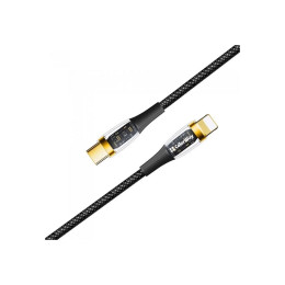 Дата кабель USB-C to Lightning 1.2m 3A 27W black ColorWay (CW-CBPDCL057-BK) фото 1