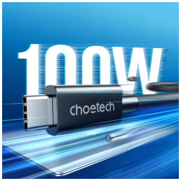 Дата кабель USB-C to USB-C 0.8m USB 4 100W 8K HDR Choetech (A3010) фото 2