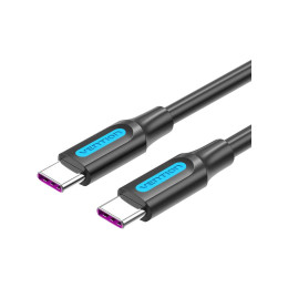 Дата кабель USB-C to USB-C 1.0m 2.0 100W Vention (COTBF) фото 1