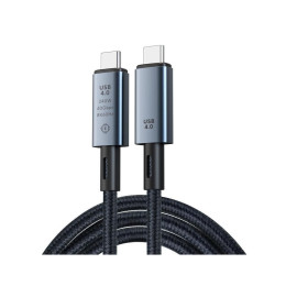 Дата кабель USB-C to USB-C 1.2m Pulsing Fast Charging 240W USB4.0 XoKo (XK-SC-2-240W) фото 1