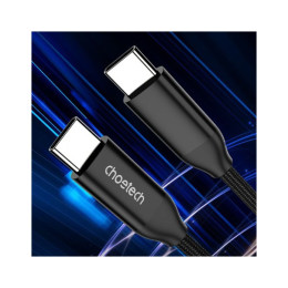 Дата кабель USB-C to USB-C 1.2m USB 3.1 Gen2 240W (50V/5A) Choetech (XCC-1035) фото 2