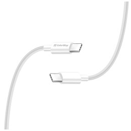 Дата кабель USB-C to USB-C 2.0m 3A 65W white ColorWay (CW-CBPDCC056-WT) фото 2