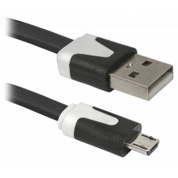Дата кабель USB08-03P USB 2.0 - Micro USB, 1m Defender (87475) фото 1