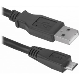 Дата кабель USB08-06 USB 2.0 - Micro USB, 1.8м Defender (87459) фото 1