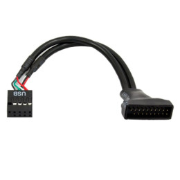 Кабель живлення 9PIN USB 2.0 to 19PIN USB 3.0 Chieftec (Cable-USB3T2) фото 1
