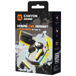 Навушники Canyon GTWS-2 Gaming Yellow (CND-GTWS2Y) фото 2