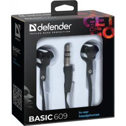 Наушники Defender Basic 609 Black-White (63609) фото 2