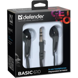 Навушники Defender Basic-610 Black (63610) фото 2