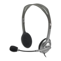 Наушники Logitech H110 Stereo Headset with 2*3pin jacks (981-000271) фото 1