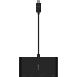 Переходник Belkin USB-C to Ethernet, HDMI, VGA, USB-A, black (AVC005BTBK) фото 2