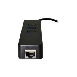 Переходник Dynamode USB 3.1 Type-C - RJ45 Gigabit Lan, 3*USB 3.0 (USB3.1-TypeC-RJ45-HUB3) фото 2