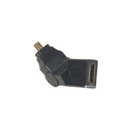 Переходник HDMI AF to micro HDMI AM, 360 degree PowerPlant (CA910618) фото 1