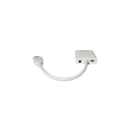 Перехідник HDMI M to VGA F (з кабелями аудіо та живлення від USB) ST-Lab (U-990 white) фото 2