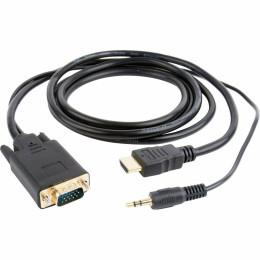 Переходник HDMI to VGA 3.0m Cablexpert (A-HDMI-VGA-03-10) фото 1