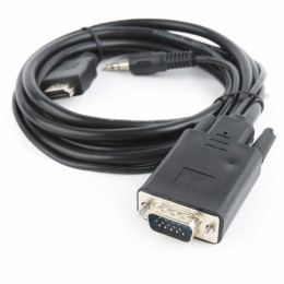 Переходник HDMI to VGA 3.0m Cablexpert (A-HDMI-VGA-03-10) фото 2