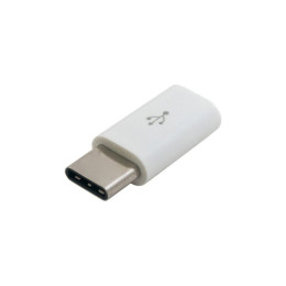 Переходник Lapara USB 3.1 Type-C male to Micro USB female OTG (LA-Type-C-MicroUSB-adaptor white) фото 1