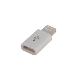 Переходник Lightning to Micro USB Lapara (LA-Lightning-MicroUSB-adaptor white) фото 1