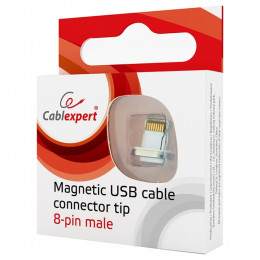 Перехідник magnetic Lightning connector Cablexpert (CC-USB2-AMLM-8P) фото 2