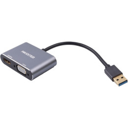 Переходник Maxxter USB to HDMI/VGA (V-AM-HDMI-VGA) фото 1