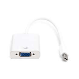 Перехідник mini DisplayPort (Thunderbolt) (M) to VGA (F), 0.15m PowerPlant (CA911899) фото 1