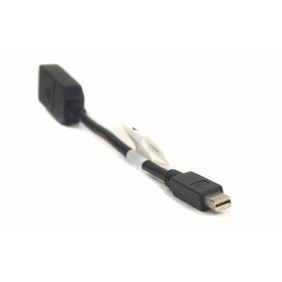 Перехідник mini DisplayPort (Thunderbolt) M — DisplayPort F 0.2m PowerPlant (CA910472) фото 2
