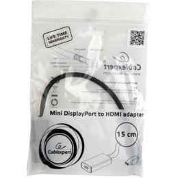 Переходник Mini DisplayPort to HDMI Cablexpert (A-mDPM-HDMIF-02) фото 2