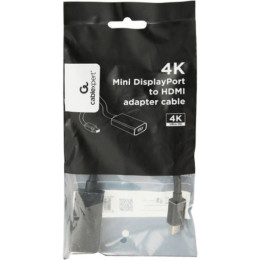 Перехідник Mini DisplayPort to HDMI Cablexpert (A-mDPM-HDMIF4K-01) фото 2