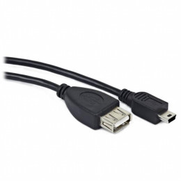 Перехідник OTG USB 2.0 AF to Mini 5P 0.5m PowerPlant (KD00AS1235) фото 1