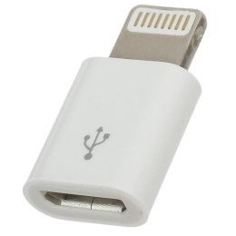 Переходник PowerPlant Apple Lightning 8-pin to Micro USB (DV00DV4047) фото 1